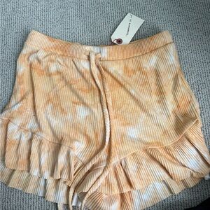 Women's Tie-Dye Ruffle Shorts